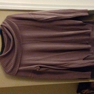 Cowl neck pullover sweater